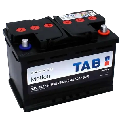 Batería 12V Ciclo Profundo TAB Motion 60P | 80Ah - Baterías Monoblock