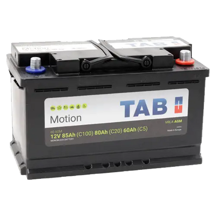 Batería AGM 12V TAB Motion 60AGM | 85Ah Ciclo Profundo - Batería AGM