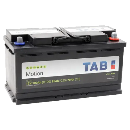 Batería AGM 12V TAB Motion 70AGM | 100Ah Ciclo Profundo - Batería AGM