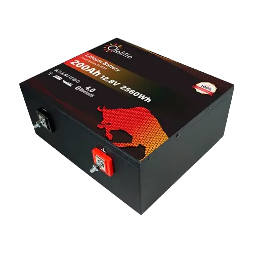 Batería Litio 12V 200Ah Olalitio OLA-12-200-M Bajo Asiento Bluetooth - Baterías de Lítio