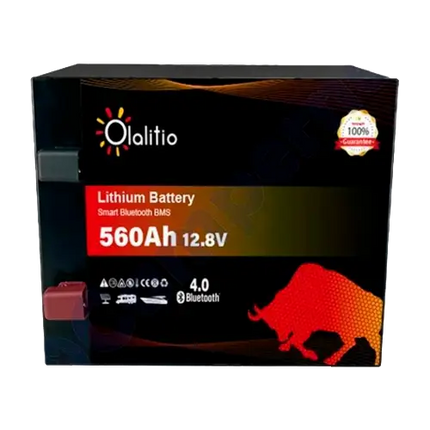 Batería Litio 12V 560Ah Olalitio OLA-12-560-M Bajo Asiento Bluetooth - Baterías de Lítio