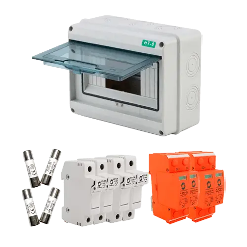 Kit Protecciones 2 MPPT Solar 600V 16A - Tiensol