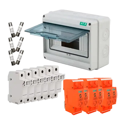 Kit Protecciones 3 MPPT Solar 600V 16A - Tiensol