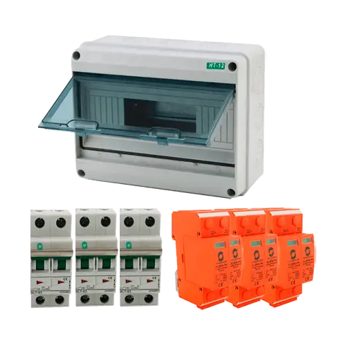 Kit Protecciones 3 MPPT Solar 600V 40A - Tiensol