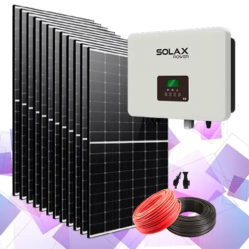 Kit Solar 5 kW Solax Trifásico | Inversor X3 MIC - Tiensol