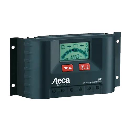Regulador PWM Steca PR1010 12/24V con Pantalla - Reguladores de Carga PWM