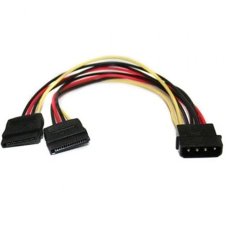 Adaptador Alimentación Molex a SATA 3GO CPSATAY/ Molex Macho - 2x SATA hembra - Tiensol