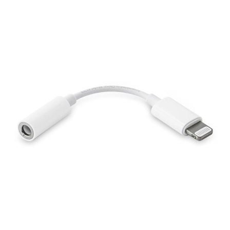 Adaptador Apple MMX62ZM/A de conector Lightning a Toma para Auriculares 3.5mm - Tiensol