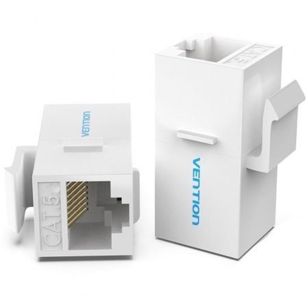 Adaptador Conector RJ45 VDD - B07 - W Cat5 UTP/ RJ45 Hembra - RJ45 Hembra/ Blanco - Tiensol