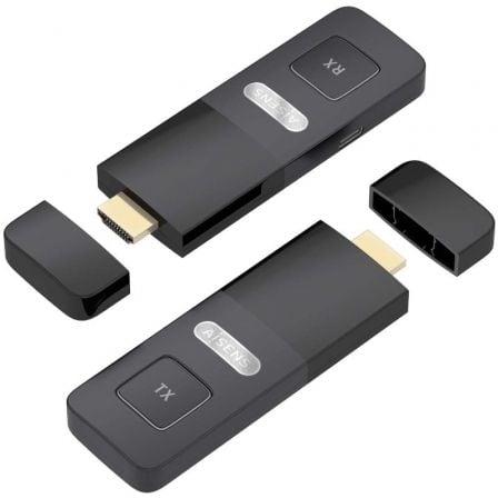 Adaptador de vídeo inalámbrico HDMI a HDMI Aisens ASWL - H2K30M001 - BK - Tiensol