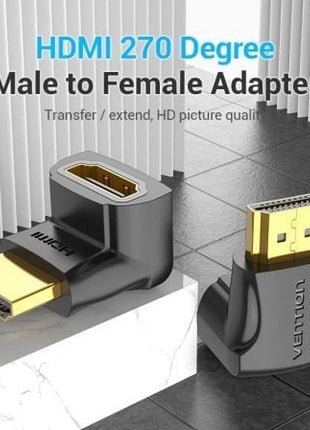 Adaptador HDMI 4K 270º Vention AINB0/ HDMI Macho - HDMI Hembra - Tiensol