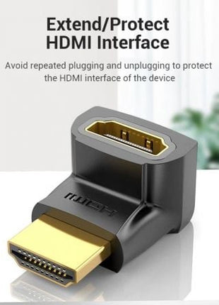 Adaptador HDMI 4K 270º Vention AINB0/ HDMI Macho - HDMI Hembra - Tiensol