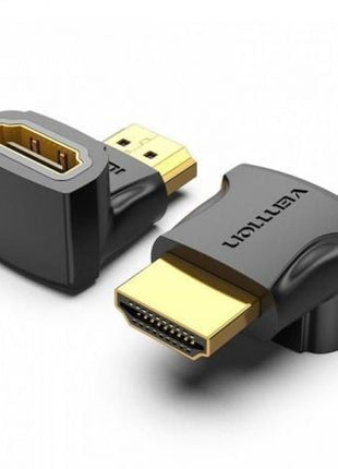 Adaptador HDMI 4K 90º Vention AIOB0 - 2/ HDMI Macho - HDMI Hembra/ Pack 2 Uds - Tiensol