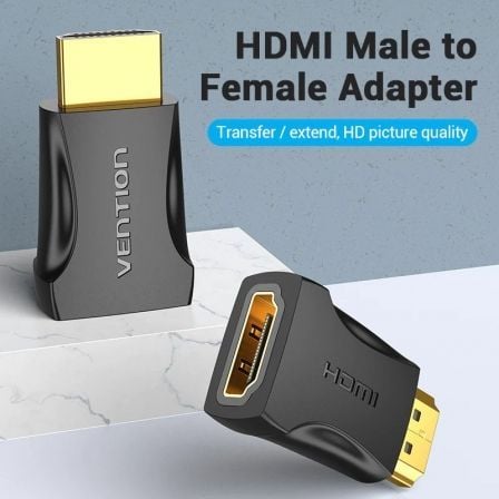 Adaptador HDMI 4K Vention AIMB0/ HDMI Macho - HDMI Hembra - Tiensol