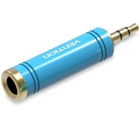 Adaptador Jack Vention VAB - S04 - L/ Jack 3.5 Macho - Jack 6.5 Hembra/ Azul - Tiensol