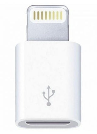 Adaptador Micro USB Lightning 3GO A200/ Micro USB Hembra - Lightning Macho/ Blanco - Tiensol