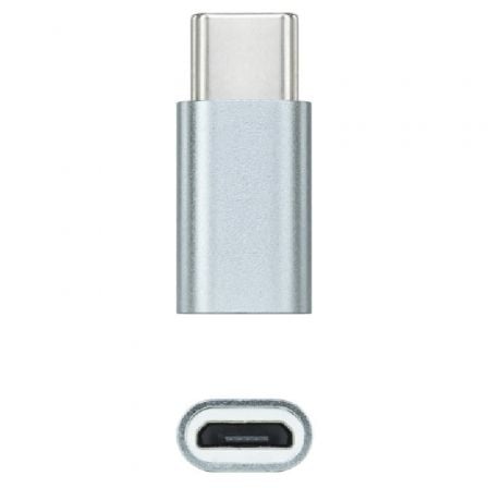 Adaptador Nanocable 10.02.0011/ USB Tipo - C Macho - MicroUSB Hembra - Tiensol