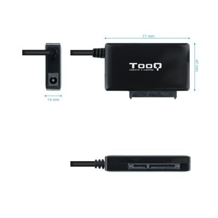 Adaptador para Discos Duros 2.5'/3.5' Tooq TQHDA - 01A/ USB 3.0 Macho - SATA - Tiensol