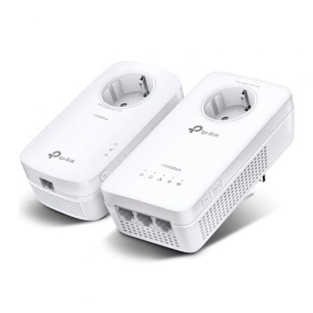 Adaptador Powerline TP - Link AV1300 1300Mbps/ Alcance 300m/ Pack de 2 - Tiensol