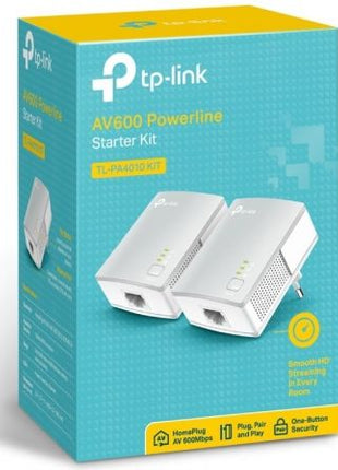 Adaptador Powerline TP - Link TL - PA4010Kit 600Mbps/ Alcance 300m/ Pack de 2 - Tiensol