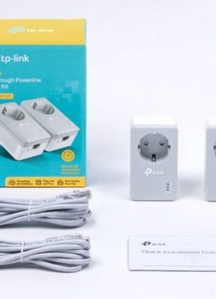 Adaptador Powerline TP - Link TL - PA4010P KIT 600Mbps/ Alcance 300m/ Pack de 2 - Tiensol