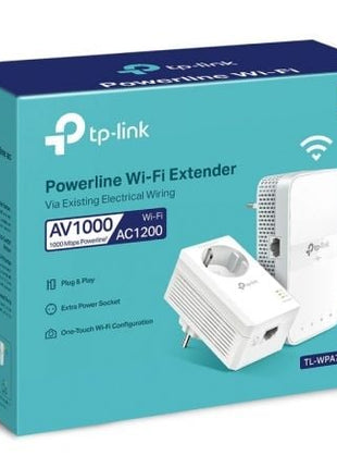 Adaptador Powerline TP - Link TL - WPA7617 KIT 1000Mbps/ Alcance 300m/ Pack de 2 - Tiensol