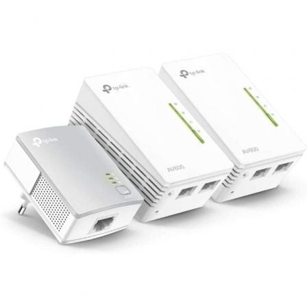 Adaptador Powerline TP - Link WPA4220TKit 500Mbps/ Alcance 300m/ Pack de 3 - Tiensol