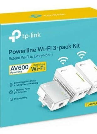 Adaptador Powerline TP - Link WPA4220TKit 500Mbps/ Alcance 300m/ Pack de 3 - Tiensol