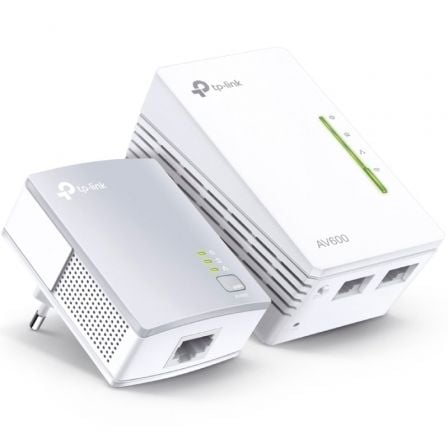 Adaptador Powerline TP - Link WPA4221KIT 600Mbps/ Alcance 300m/ Pack de 2 - Tiensol