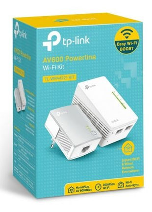 Adaptador Powerline TP - Link WPA4221KIT 600Mbps/ Alcance 300m/ Pack de 2 - Tiensol