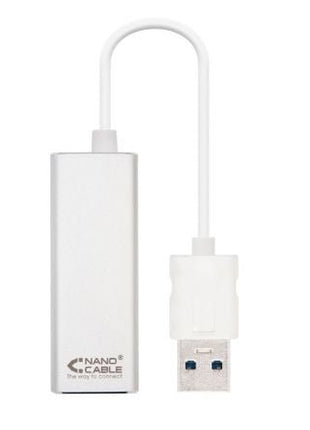 Adaptador USB 3.0 - RJ45 Nanocable 10.03.0401/ 1000Mbps - Tiensol