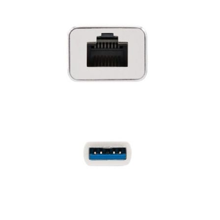 Adaptador USB 3.0 - RJ45 Nanocable 10.03.0401/ 1000Mbps - Tiensol