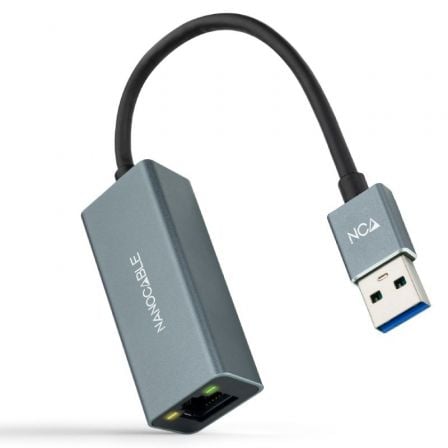 Adaptador USB 3.0 - RJ45 Nanocable 10.03.0405/ 1000Mbps - Tiensol