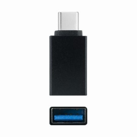 Adaptador USB 3.1 Nanocable 10.02.0010/ USB Hembra - USB Tipo - C Macho - Tiensol