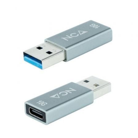 Adaptador USB 3.1 Nanocable 10.02.0013/ USB Macho - USB Tipo - C Hembra - Tiensol