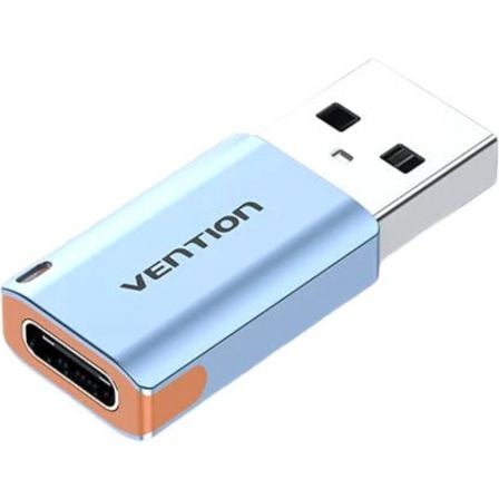 Adaptador USB 3.1 Vention CUAH0/ USB Tipo - C Hembra - USB Macho/ Azul - Tiensol