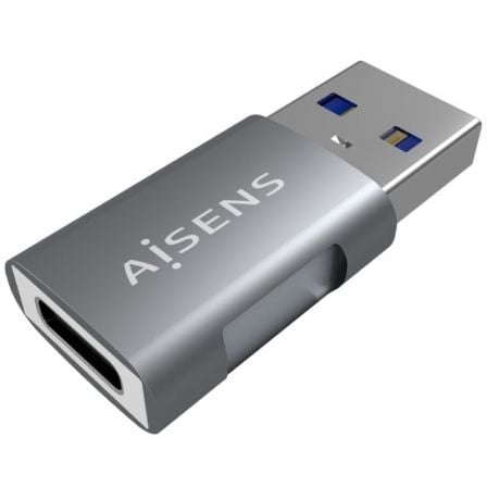 Adaptador USB 3.2 GEN2 Aisens A108 - 0655/ USB Tipo - C Hembra - USB Macho - Tiensol