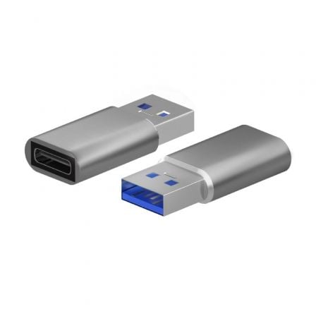 Adaptador USB 3.2 GEN2 Aisens A108 - 0677/ USB Tipo - C Hembra - USB Macho - Tiensol