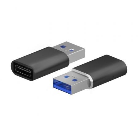 Adaptador USB 3.2 GEN2 Aisens A108 - 0678/ USB Tipo - C Hembra - USB Macho - Tiensol