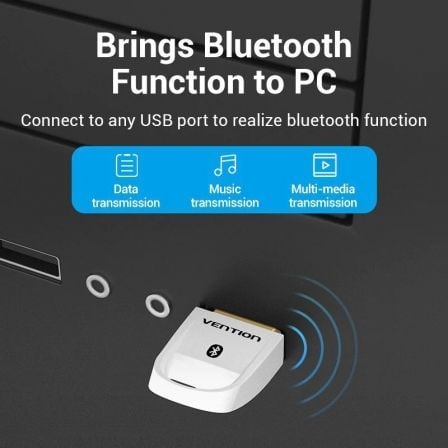 Adaptador USB - Bluetooth Vention CDSW0 - Tiensol