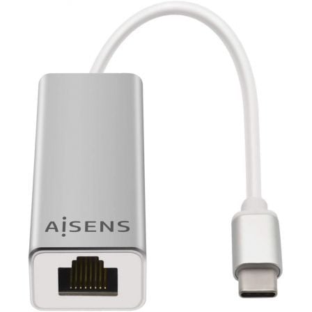 Adaptador USB Tipo - C - RJ45 Aisens A109 - 0341/ 1000Mbps/ USB Tipo - C Macho - RJ45 Hembra - Tiensol