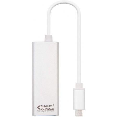 Adaptador USB Tipo - C - RJ45 Nanocable 10.03.0402/ 1000Mbps - Tiensol