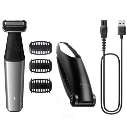 Afeitadora Philips Bodygroom Series 5000 BG5021/ con Batería/ 4 Accesorios - Tiensol