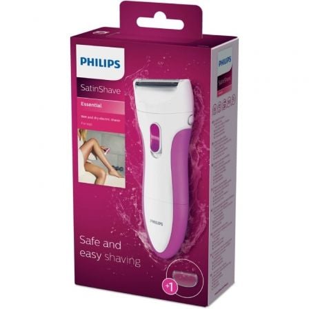 Afeitadora Philips SatinShave Essential HP6341/ con Batería - Tiensol