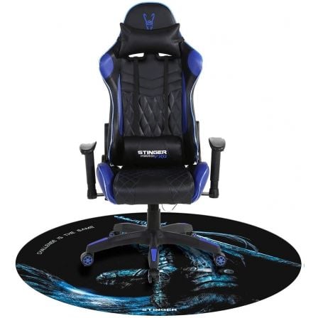 Alfombra Gaming Woxter Stinger Floorpad/ Azul - Tiensol