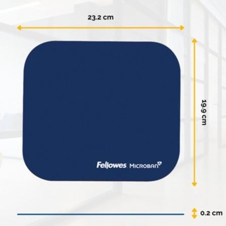 Alfombrilla Fellowes Estándar 5933805/ 0.20 x 232 x 199mm/ Azul - Tiensol