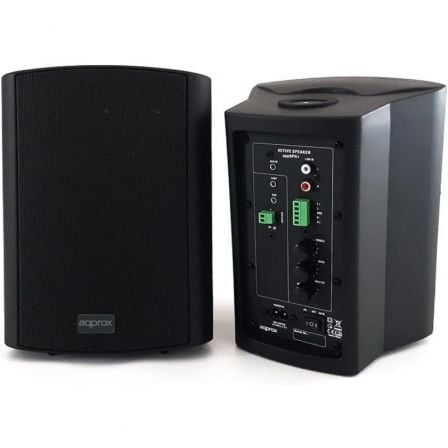 Altavoces Autoamplificados Approx appSPK+BK/ 60W/ 2.0/ Negros - Tiensol