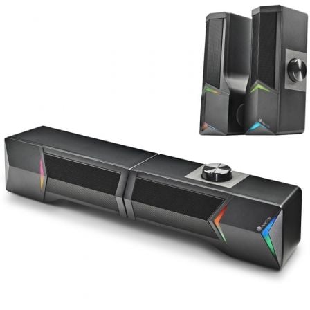 Altavoces - Barra de Sonido con Bluetooth NGS GSX - B1200/ 12W/ 2.0/ Negros - Tiensol