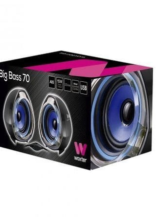 Altavoces Woxter Big Bass 70/ 15W/ 2.0/ Azules - Tiensol