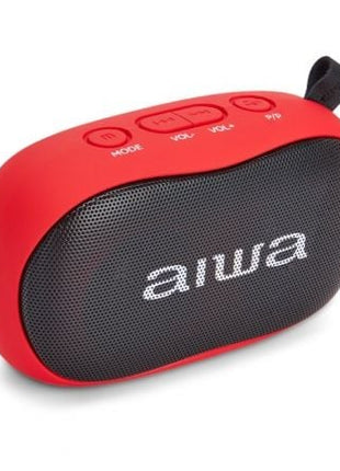 Altavoz con Bluetooth Aiwa BS - 110RD/ 10W/ 2.0/ Rojo - Tiensol